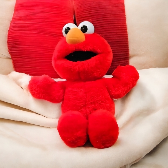 VTG Elmo Talking Plush Works! 1996 2008 Tickle Me Elmo Fisher Price - Picture 1 of 14